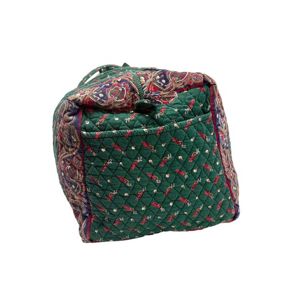 Rare Vera Bradley Vintage Golf Print Extra Large Duffel Bag Made in USA - Picture 11 of 11